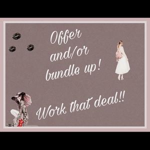 Offers are always welcome!